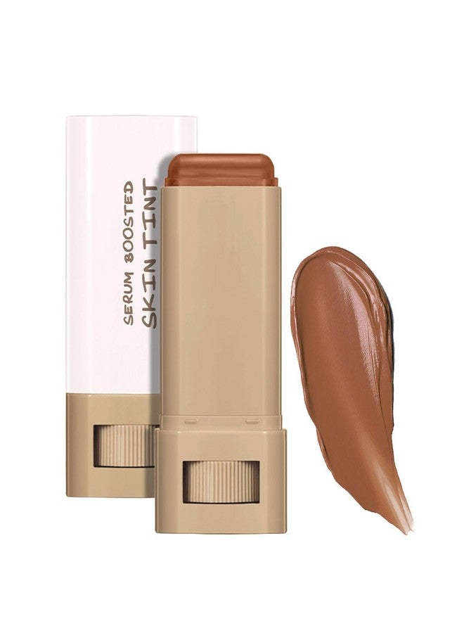 سويتي يو SWETIYOU Beauty Balm Serum Boosted Skin Tint, Foundation Makeup Stick Hyprating Colored Emercizer, Lightweight and Pelling Builded Solid Coloring Serum Contour Stick, Natural Finish(03#) - Image 1